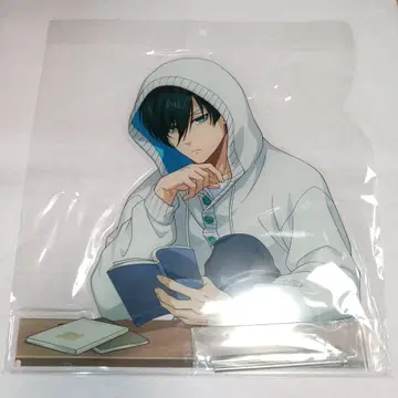 이토시 린 휴식 ver. 빅 아크릴 스탠드 블루 록 미개봉 새상품