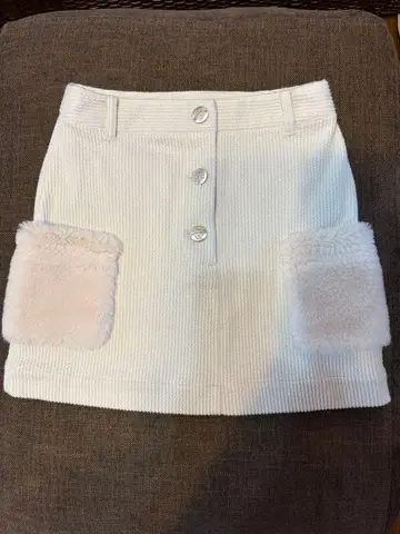 [ and per se ] 앙파시 스커트 화이트 새상품급