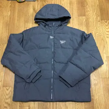 리복 다운 자켓 M 차콜