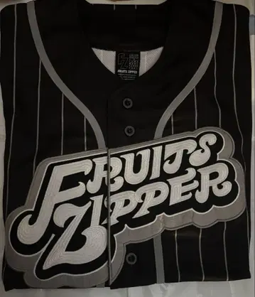 FRUITS ZIPPER 최애 어필 유니폼 블랙 미사용