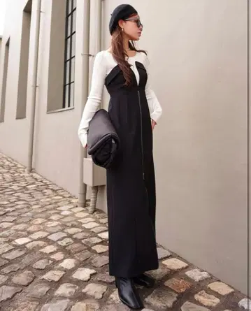 glam lips 레이어드 라이크 KNIT 도킹 OP