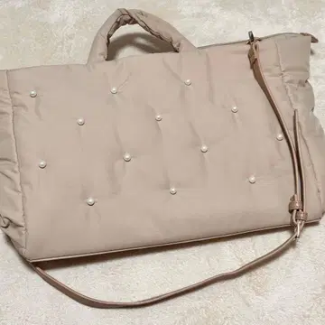 [ evol shiho 콜라보 ] 펄 백 베이지