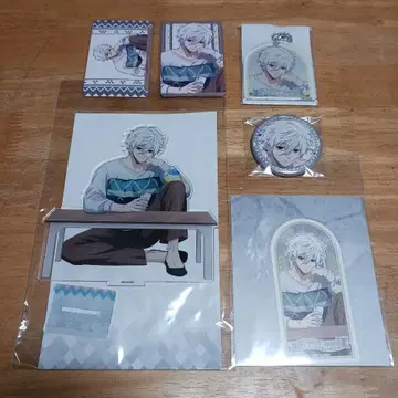 나기 세이시로 잠시 휴식 아크릴 스탠드 캔뱃지 아크릴 키 6점 블루 록