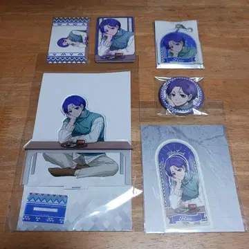 미카게 레오 휴식 아크릴 스탠드 캔뱃지 아크릴 키 6점 블루 록