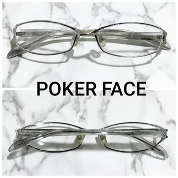 포커 페이스 / 패션 안경 / 무도수 클리어 렌즈 / 익명 배송