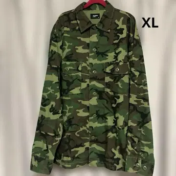 카모플라쥬 셔츠 XL 사이즈 FIELDMAN by EDWIN