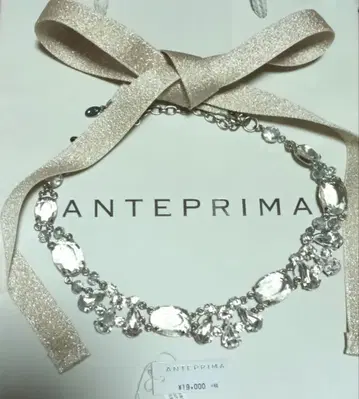 ANTEPRIMA 크리스탈 비쥬 목걸이 초커 리본 3way