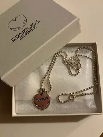 2024 COMPLEX 하트형 펜던트