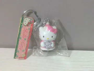 헬로키티 크리스마스 눈꽃 키링 키홀더 헤이세이 레트로 당시 물품