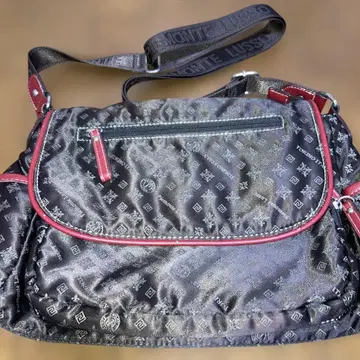 PIEMONTE LUSSO 숄더백 블랙/레드