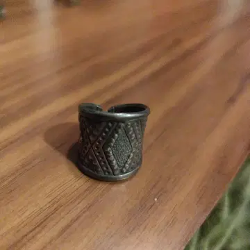 다크 실버 925 텍스처 반지 사이즈 조절 가능