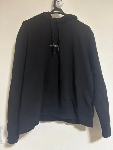 아르마니 익스체인지 블랙 후드티 XXL