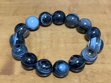 마노 스트라이프 무늬 팔찌