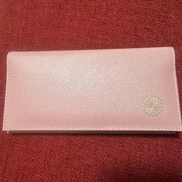 황거 장지갑 소가죽 복숭아색(핑크) 새상품