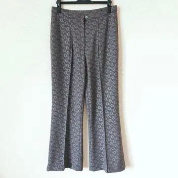 이타리야 G 로고 플레어 팬츠 그레이 11호 스트레치