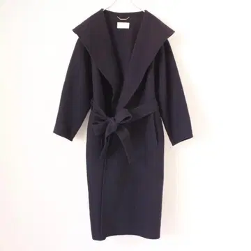 CELFORD 리버 코트 M 사이즈 벨트 네이비 숄카라