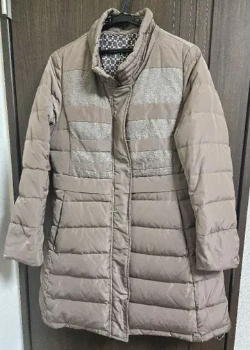 베이지 다운 롱 코트 13호