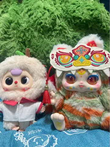 Babythree 봉제 인형 2체 세트 (과일과 Kimmon)