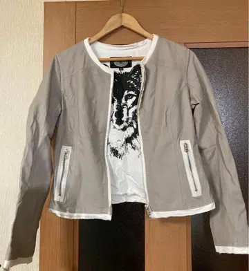 스페인 브랜드 siosi의 가죽 자켓