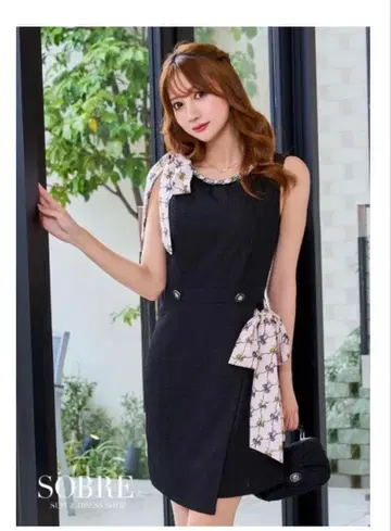 SOBRE 블랙 드레스 XXL