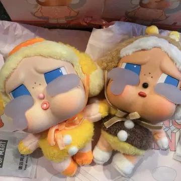 CRYBABY Crying Again 봉제 인형 벌 오리 2체 세트