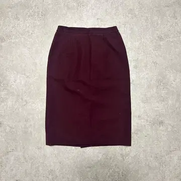 00's 빈티지 버건디 타이트 스커트 무릎 기장