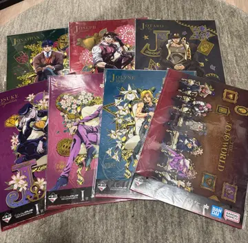 제일복권 죠죠 월드 I상 클리어 포스터 컴플리트