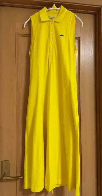 LACOSTE 슬리브리스 폴로 원피스 34
