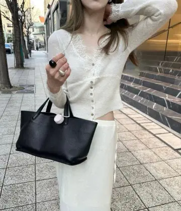 폼폼 빈티지 레이스 모헤어 니트