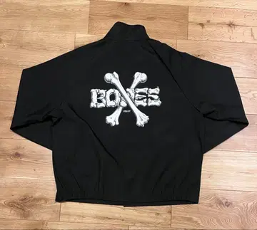 파웰 BONES 스컬 디자인 블랙 자켓 M