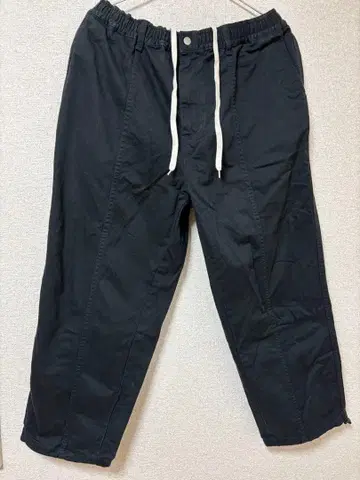 CUP AND CONE 코튼 트윌 배기 팬츠 0