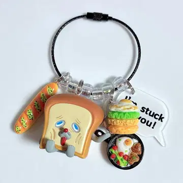 우르르 키링 우르르 가챠가챠 빵 도둑 위험한