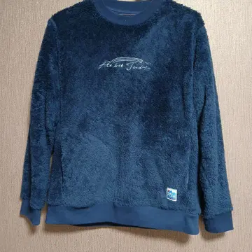 BAYFLOW 플리스 자켓 네이비 쉘파 크루 풀오버