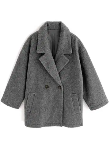 GRL 샤기 테일러드 코트[fo1805]