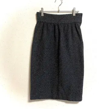 아나디스 스커트(S) 타이트 헤링본 슬릿 하이웨스트 무지