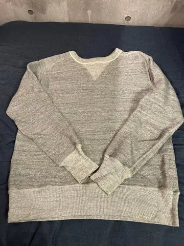 웨어하우스 양V 맨투맨 멜란지 그레이 사이즈 40