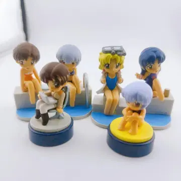 에반게리온 풀 사이드 시리즈 피규어 아야나미 리츠코 미사토 마야