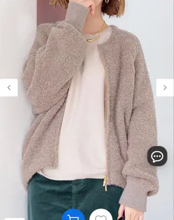 [미사용 새상품] 온워드 카시야마 23구 부클 니트