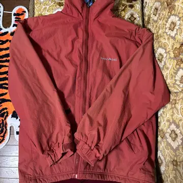 90s montbell 나일론 자켓 (레드)