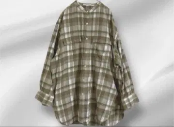 빅 사이즈! 23구 플란넬 체크 셔츠 사이즈 44