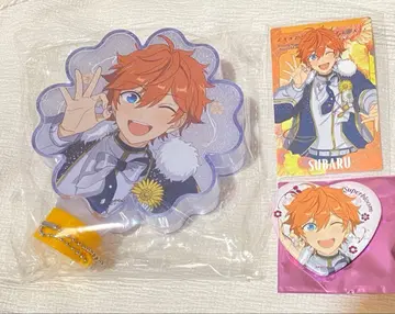 스타포니 아케호시 스바루 펜라 튜브 트레이딩 카드 하트형 캔뱃지