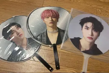 ATEEZ 성화 우영 부채 3점