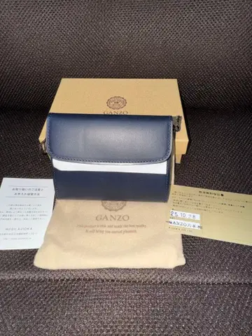 [ 미사용 ] GANZO 롯폰기점 한정판 부테로 트라이 홀드 지갑