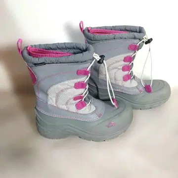 더 노스페이스 부츠 그레이/핑크