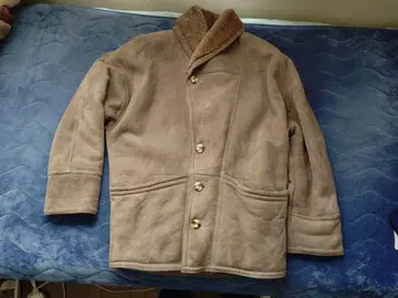 양가죽 더블 브레스트 자켓 M 사이즈