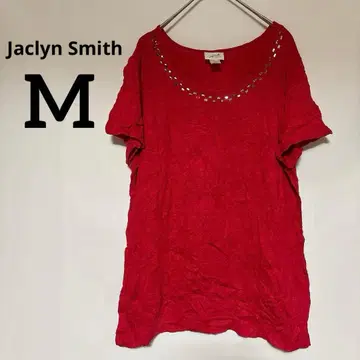 선착순 Jaclyn Smith [ M ] 빨간색 반팔 티셔츠 여름