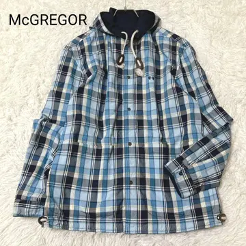 맥레거 리버서블 점퍼 네이비 M 체크 무지 아우터