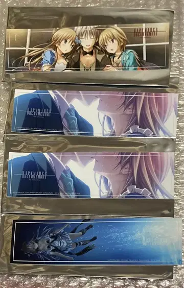 퍼플소프트웨어 하피메아전 특전 하피메아 스티커 아리스 유코 4장