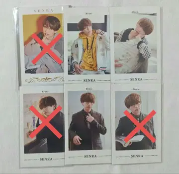 센라 폴라로이드풍 카드 랜덤 미니 포토카드 3종 세트