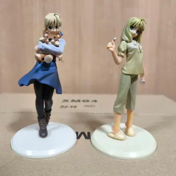 세이버 피규어 2체 세트 파자마 봉제 인형